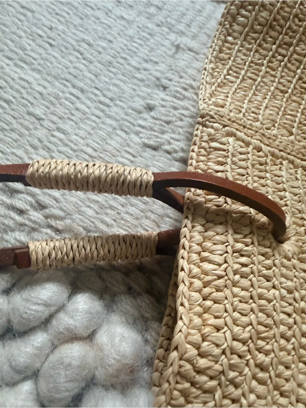 Sezane Paloma Raphia Tote Bag - NWOT